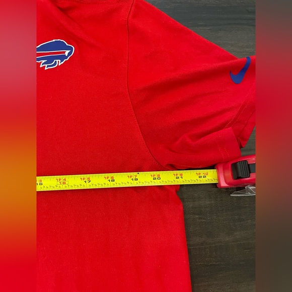 Buffalo Bills NFL Red Nike Dri Fit Athletic Shirt Mens Large - Picture 4 of 5